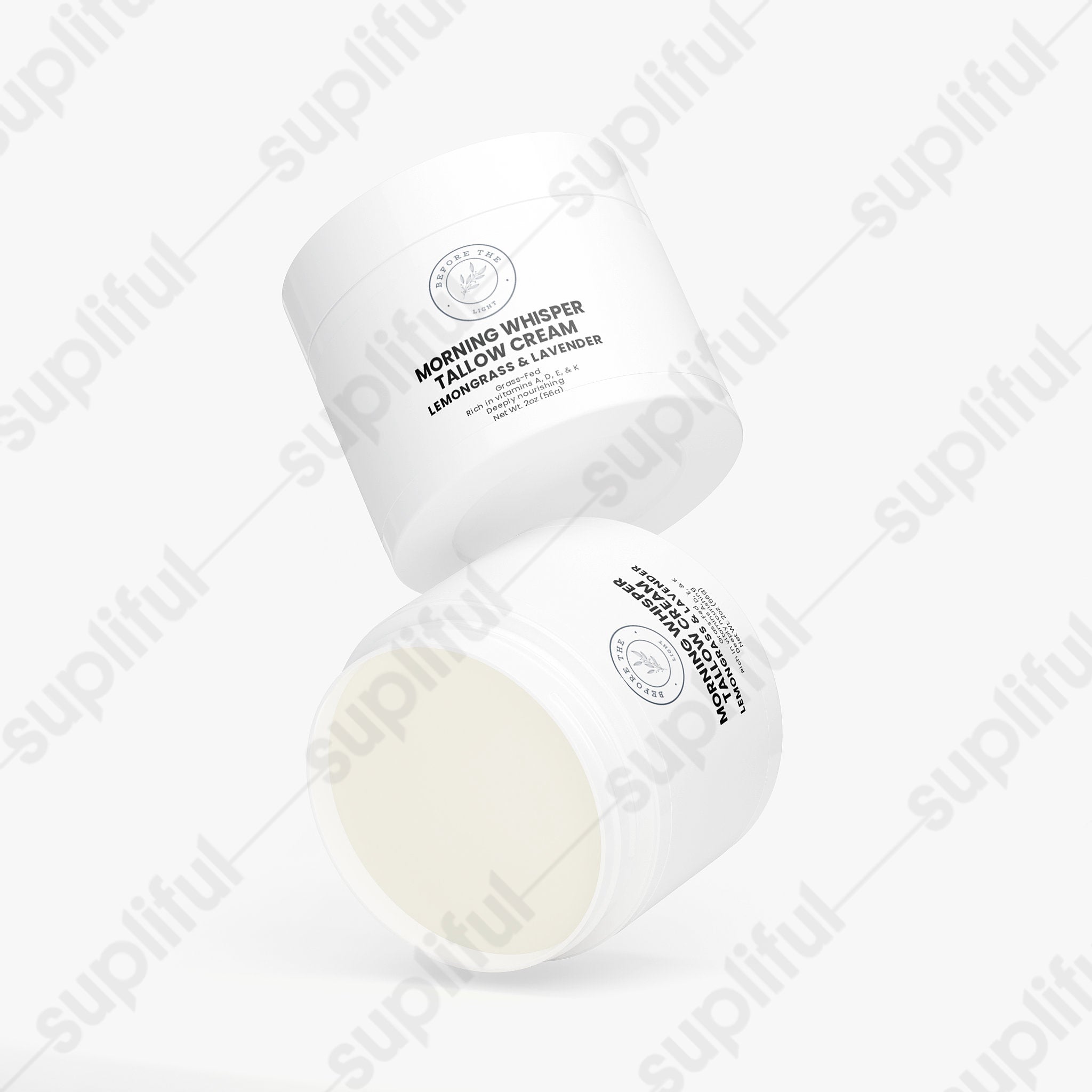 MORNING WHISPER Tallow Cream Lemongrass & Lavender