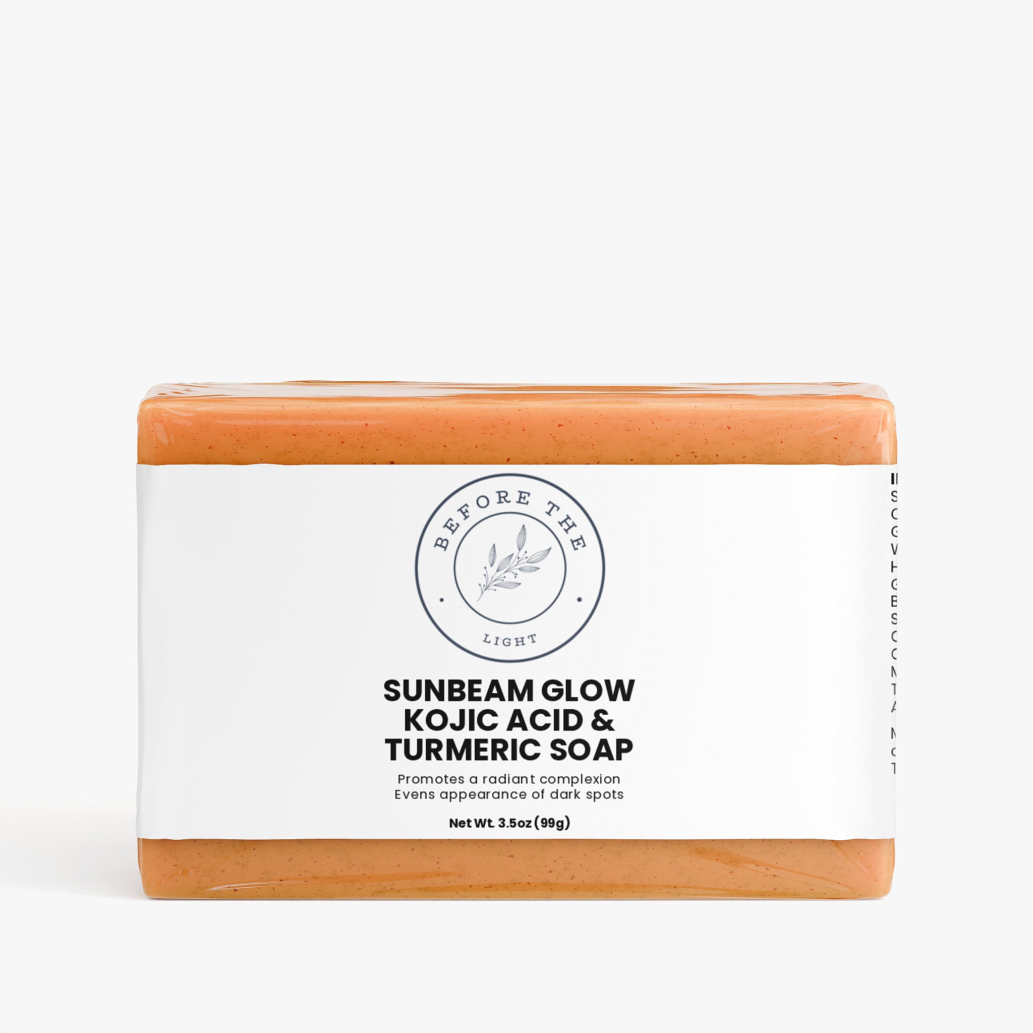 SUNBEAM GLOW Kojic Acid & Turmeric Soap