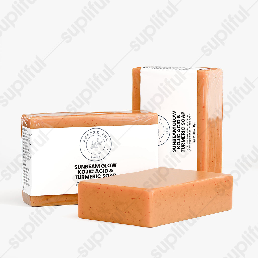 SUNBEAM GLOW Kojic Acid & Turmeric Soap
