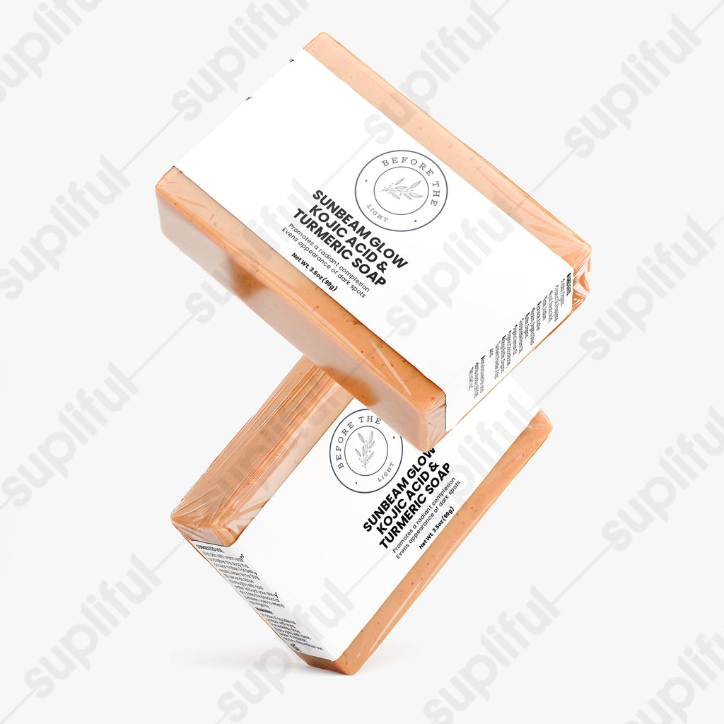 SUNBEAM GLOW Kojic Acid & Turmeric Soap