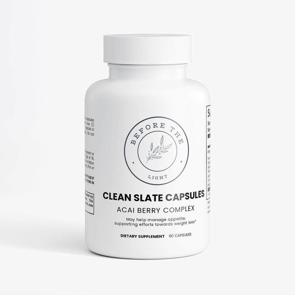 CLEAN SLATE CAPSULES (Acai detox)