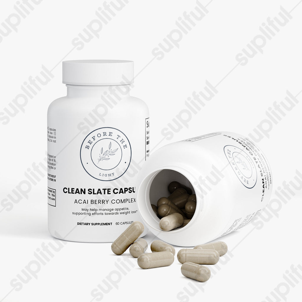 CLEAN SLATE CAPSULES (Acai detox)